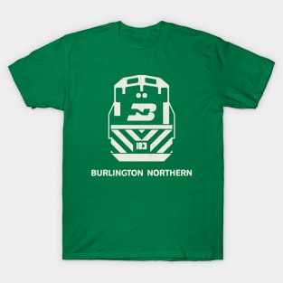 Burlington Northern Train Engine T-Shirt